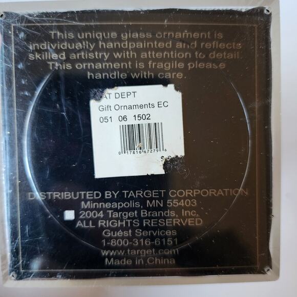 Blown Glass Police Officer Christmas Ornament Law Enforcement Santa Claus 2004 - Picture 9 of 9